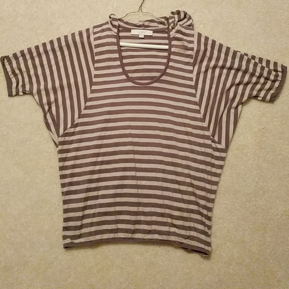 Ann Taylor LOFT hooded tee
